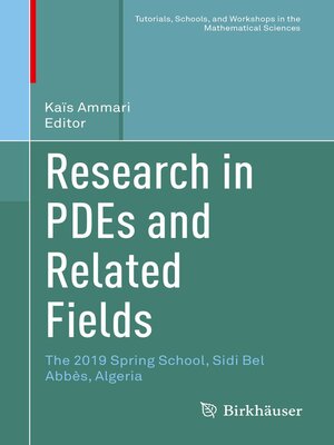 cover image of Research in PDEs and Related Fields